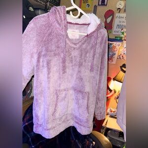 Plush Lavender Girls Hoodie